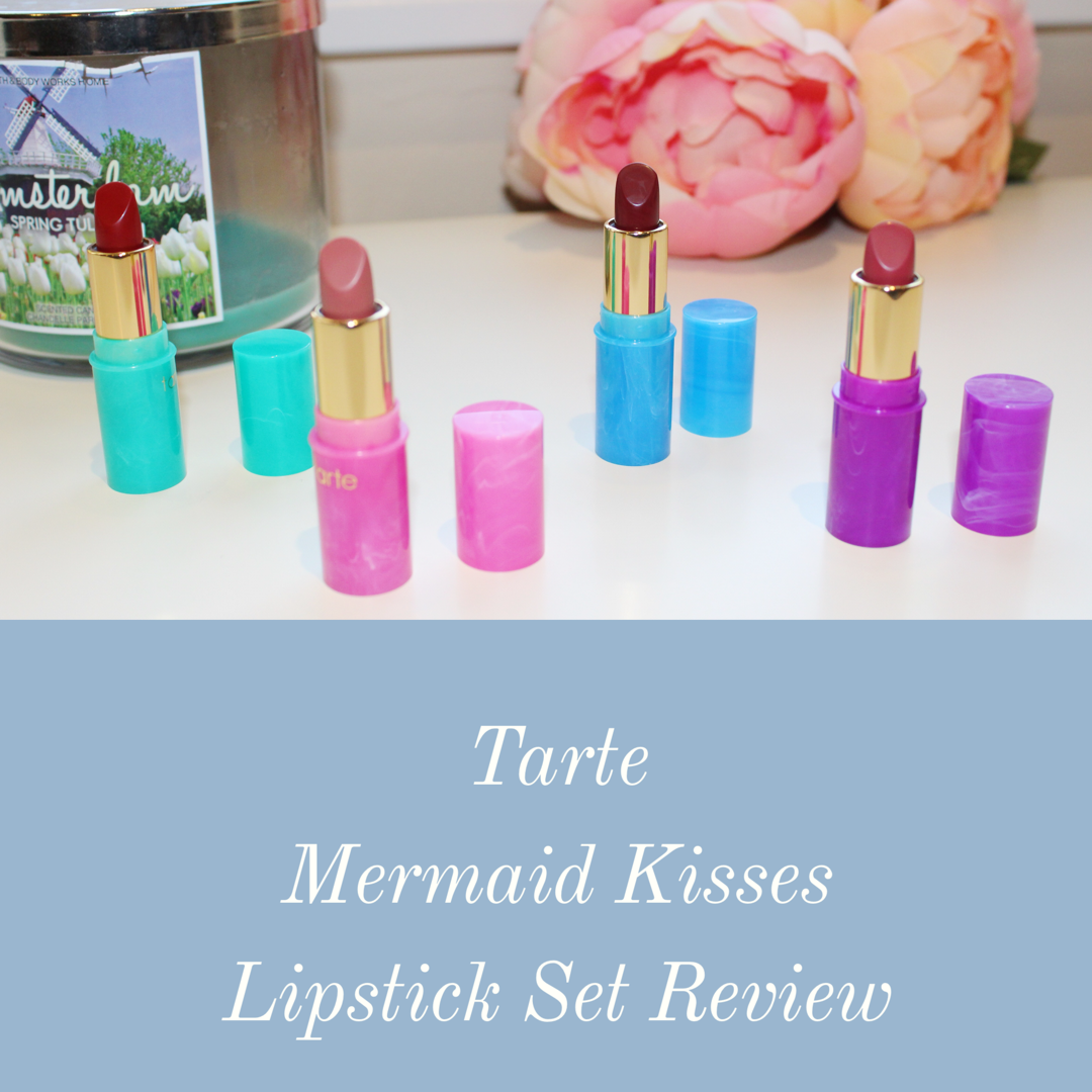 Tarte Mermaid Kisses Lipstick Set Review
