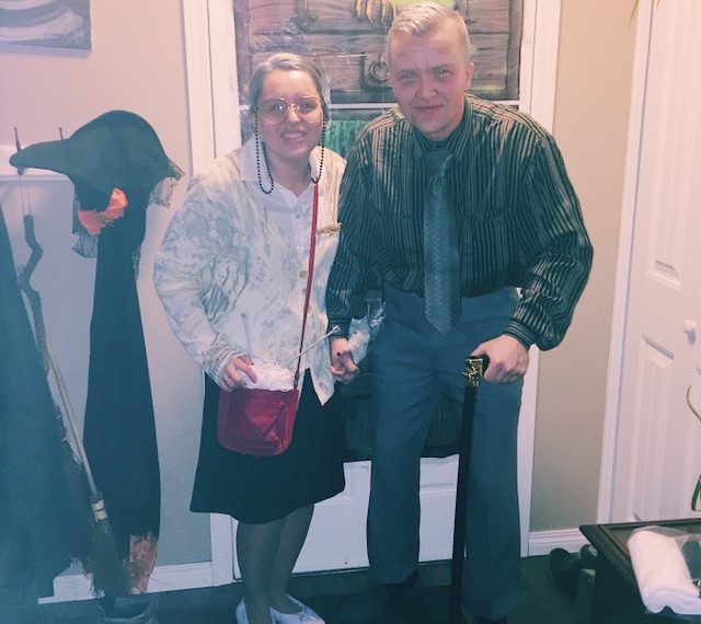 Fall To Do List Fall tag Old Couple Halloween Costume and Makeup