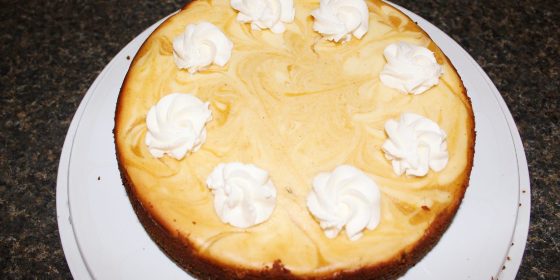 Pumpkin Swirl Cheesecake