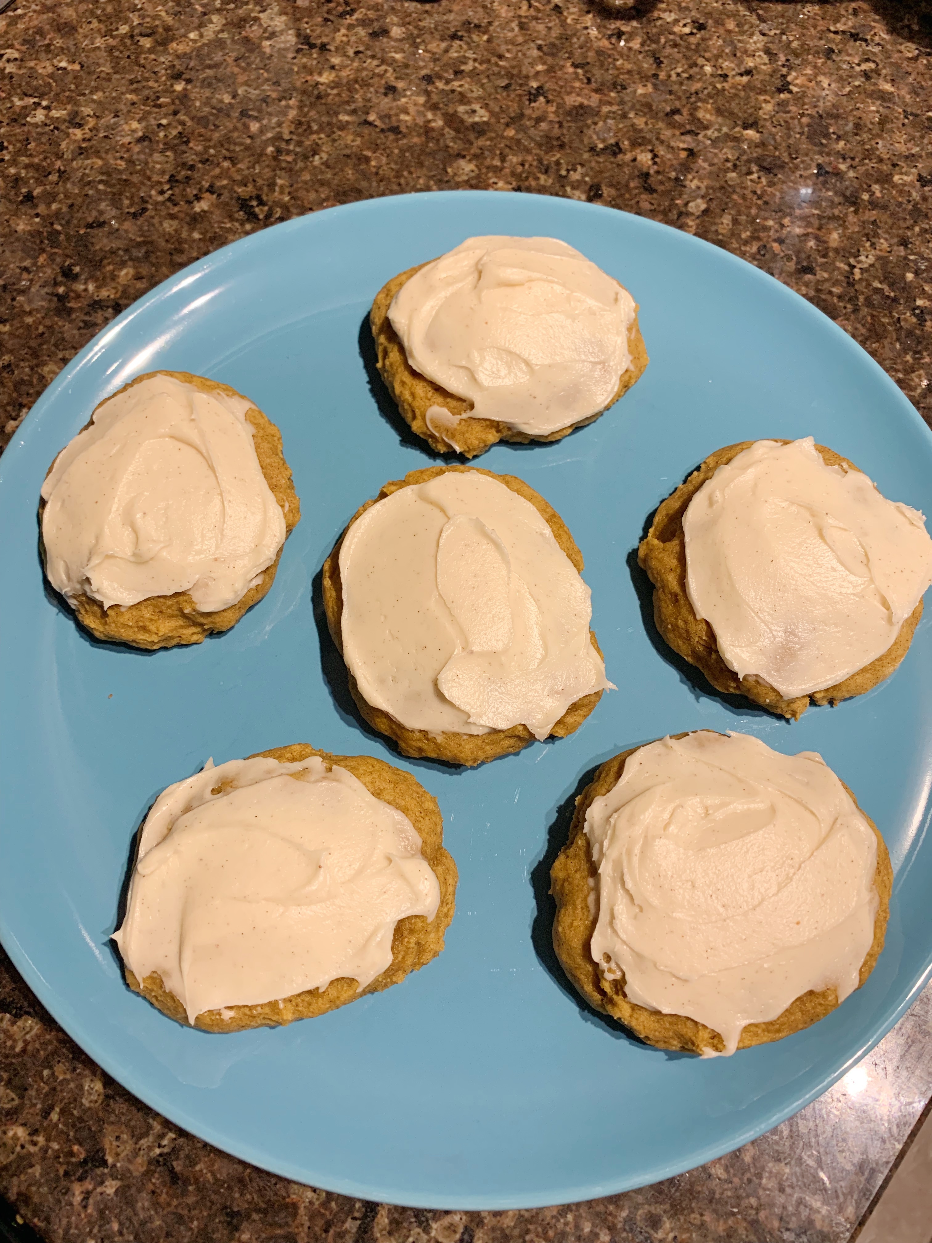Pumpkin Spice Cookies With Cream Cheese Frosting