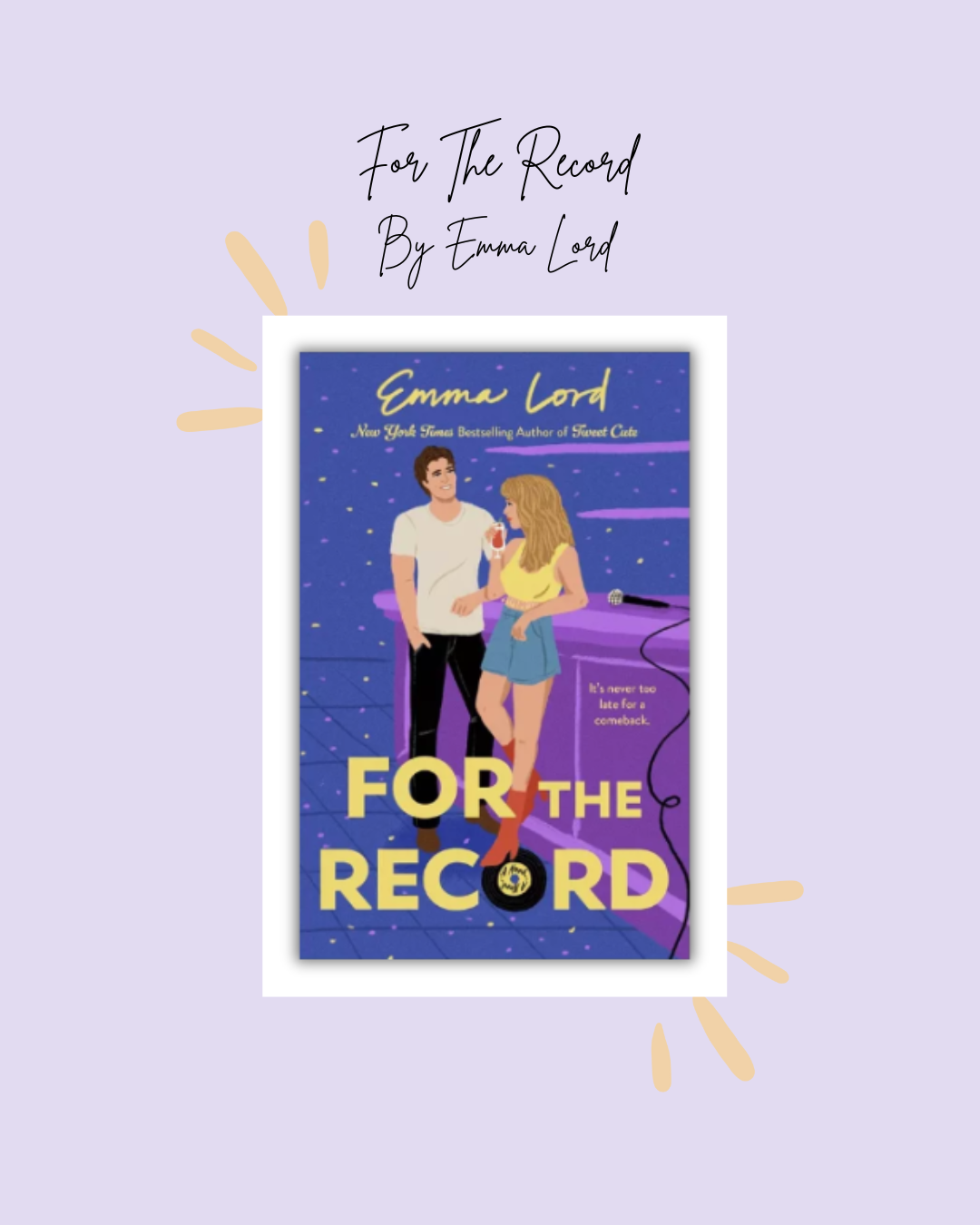For The Record By Emma Lord Book Review