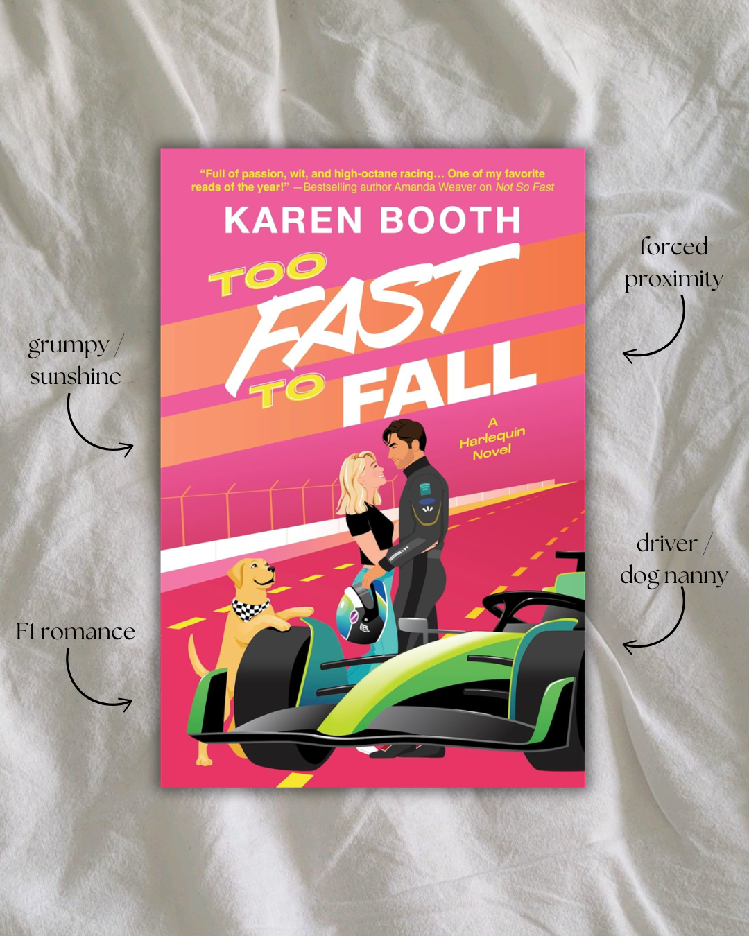 Too Fast To Fall By Karen Booth Book Review
